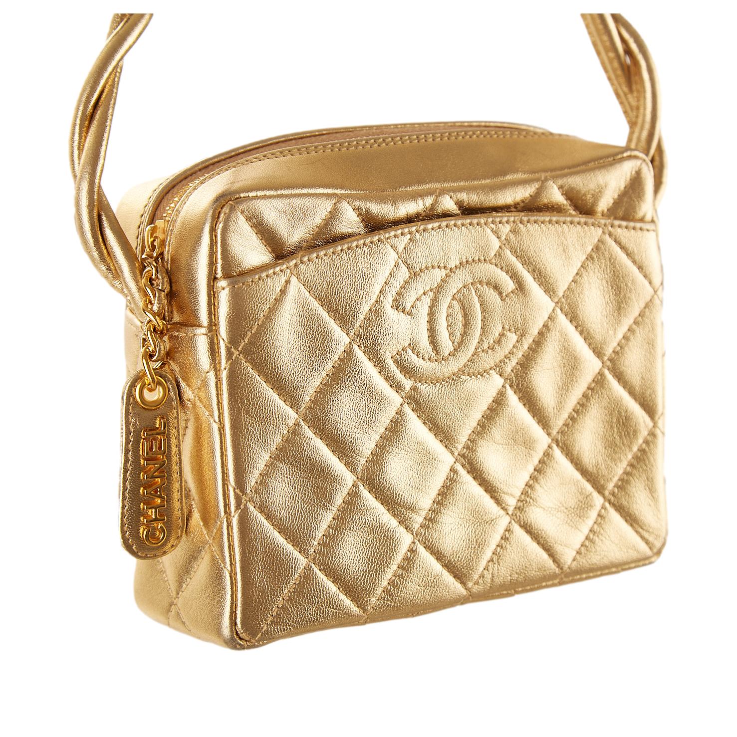 Vintage Chanel Gold Braided Shoulder Bag – Treasures of NYC