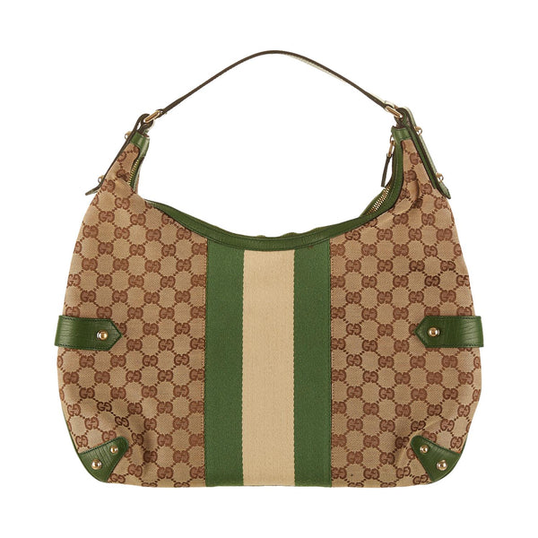 Gucci Green Horsebit Shoulder Bag
