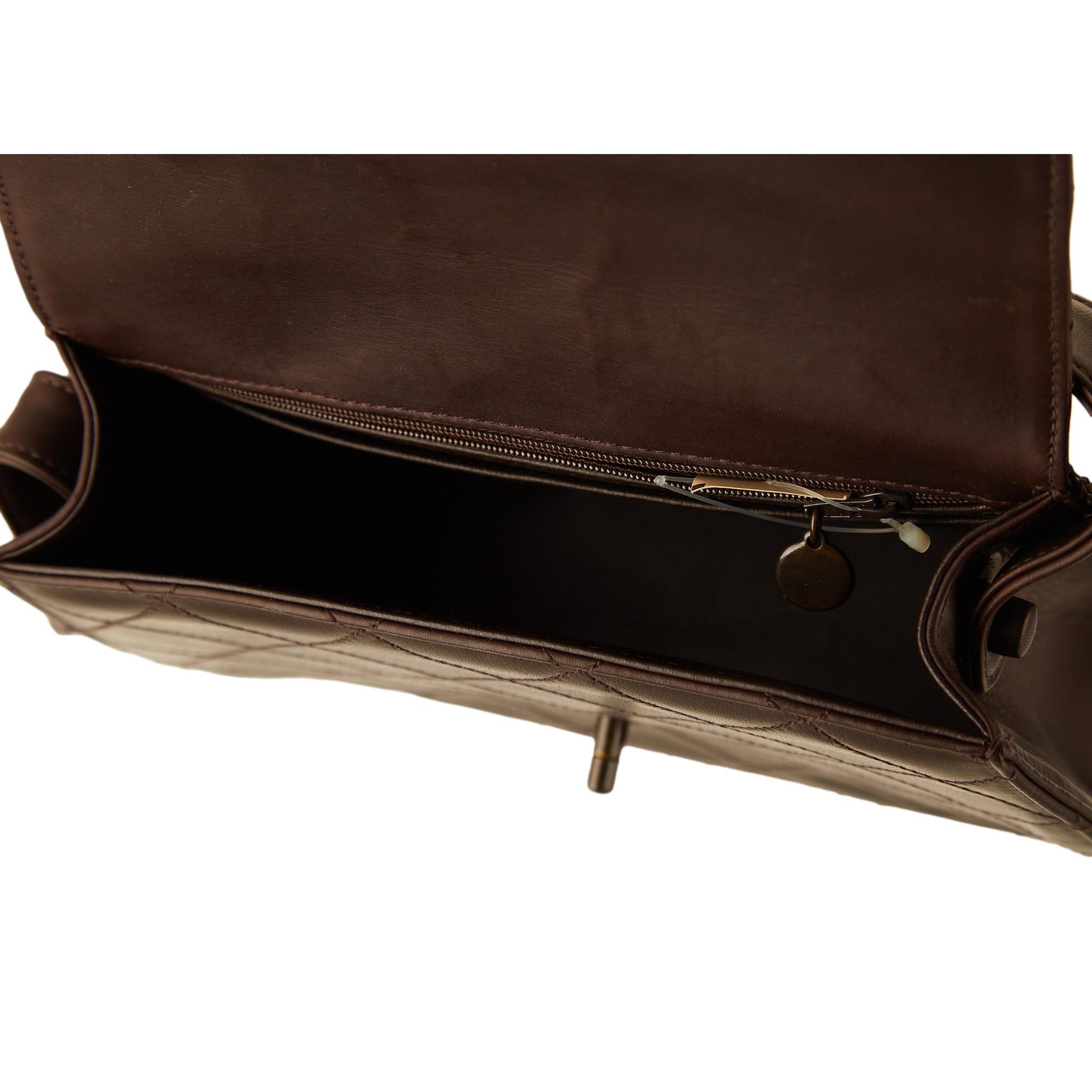 Chanel Brown Quilted Shoulder Bag