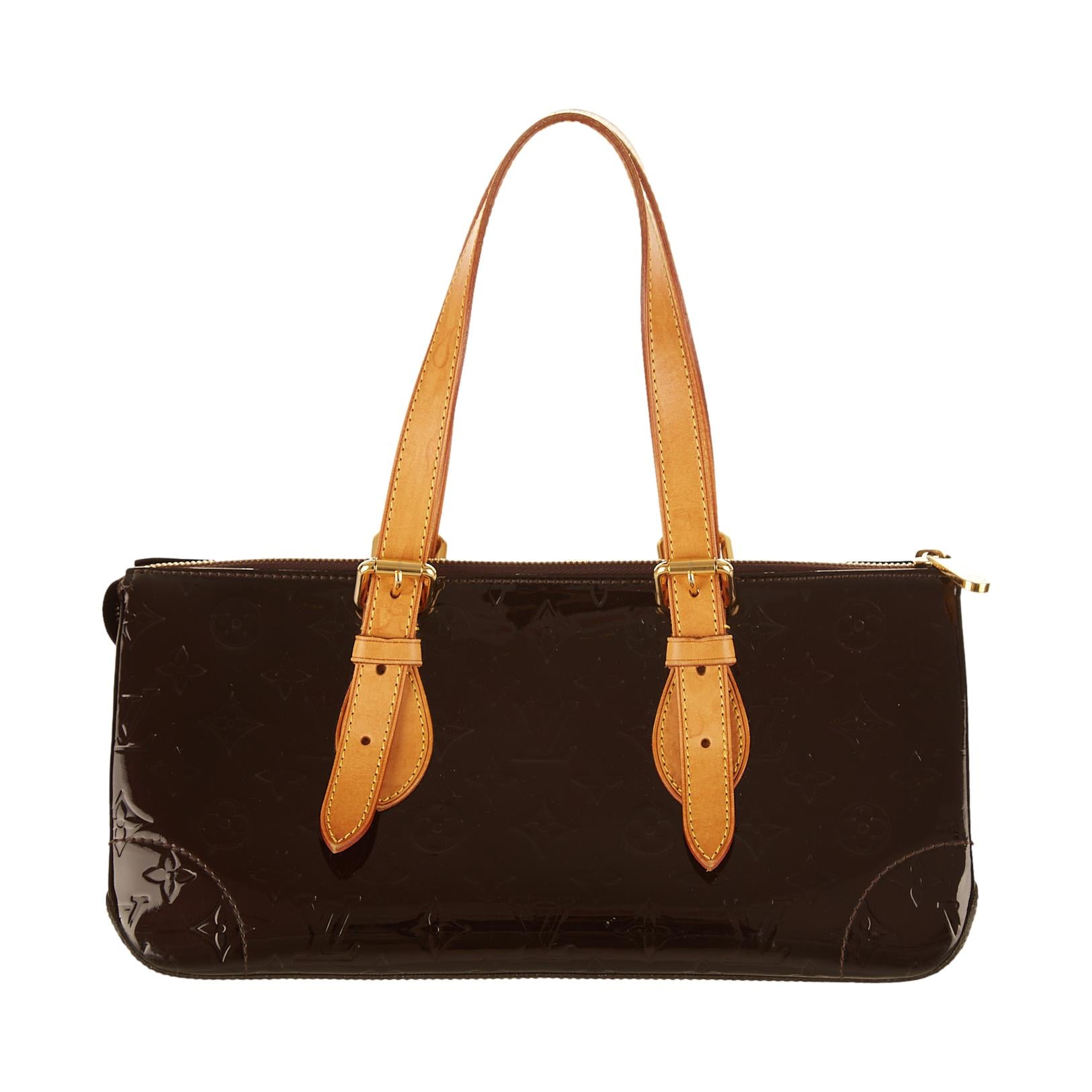 Louis Vuitton Deep Purple Vernis Top Handle Bag – Treasures of NYC