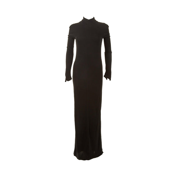 Gucci Black Long Sleeve Dress With Belt