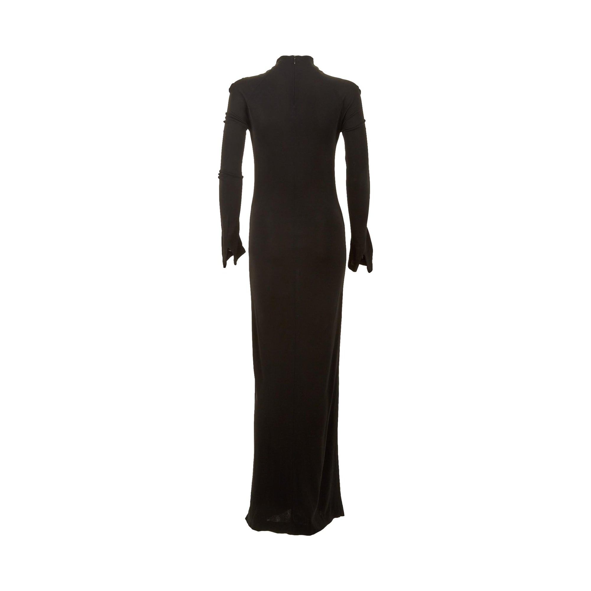 Gucci Black Long Sleeve Dress With Belt Gucci Black Long Sleeve Dress With Belt