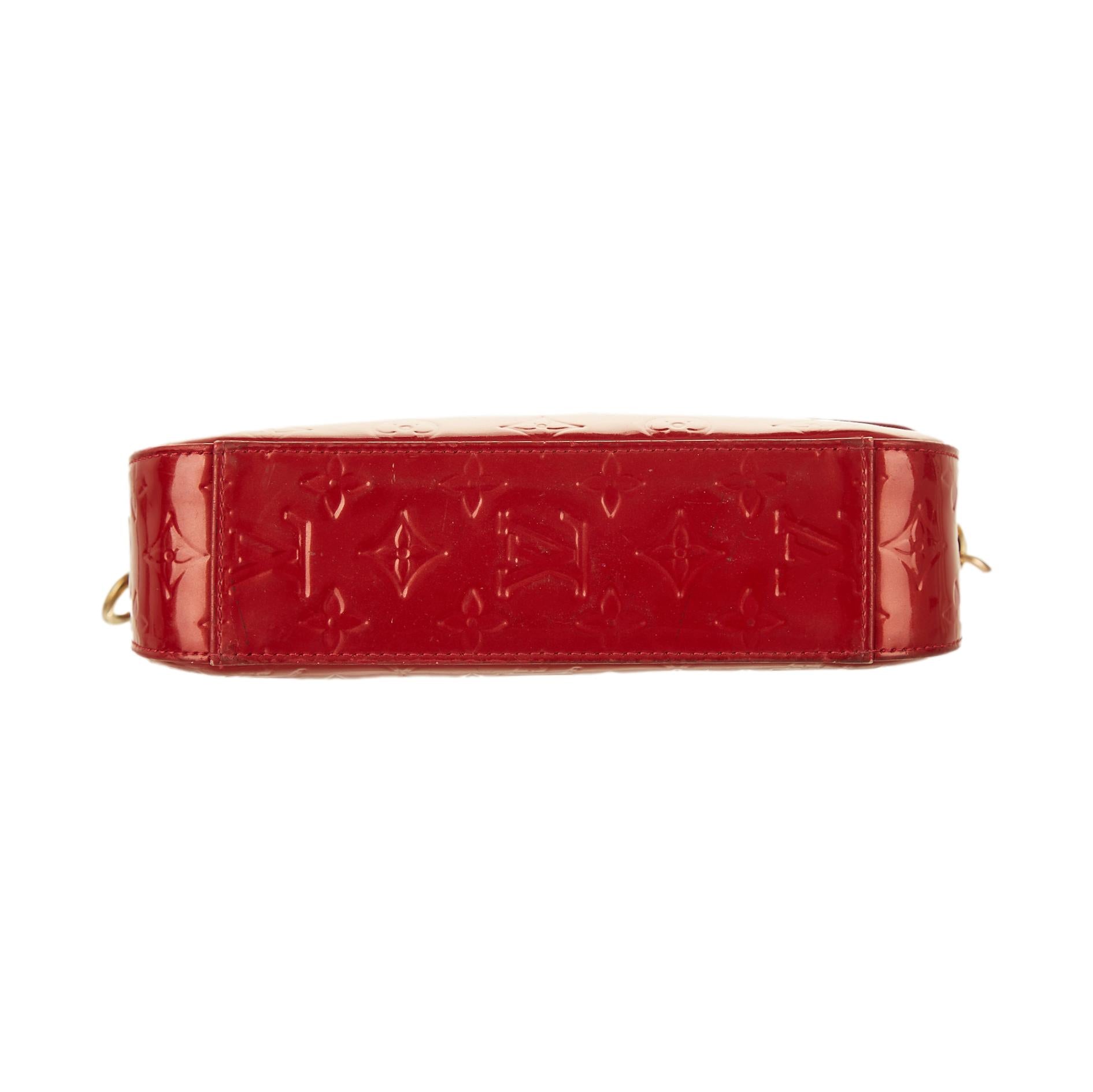 Louis Vuitton Red Monogram Patent Shoulder Bag