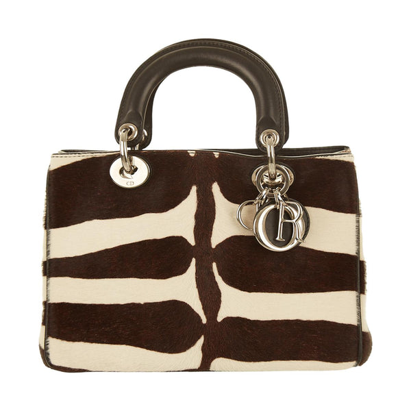 Dior Zebra Print Mini Lady  2Way Bag