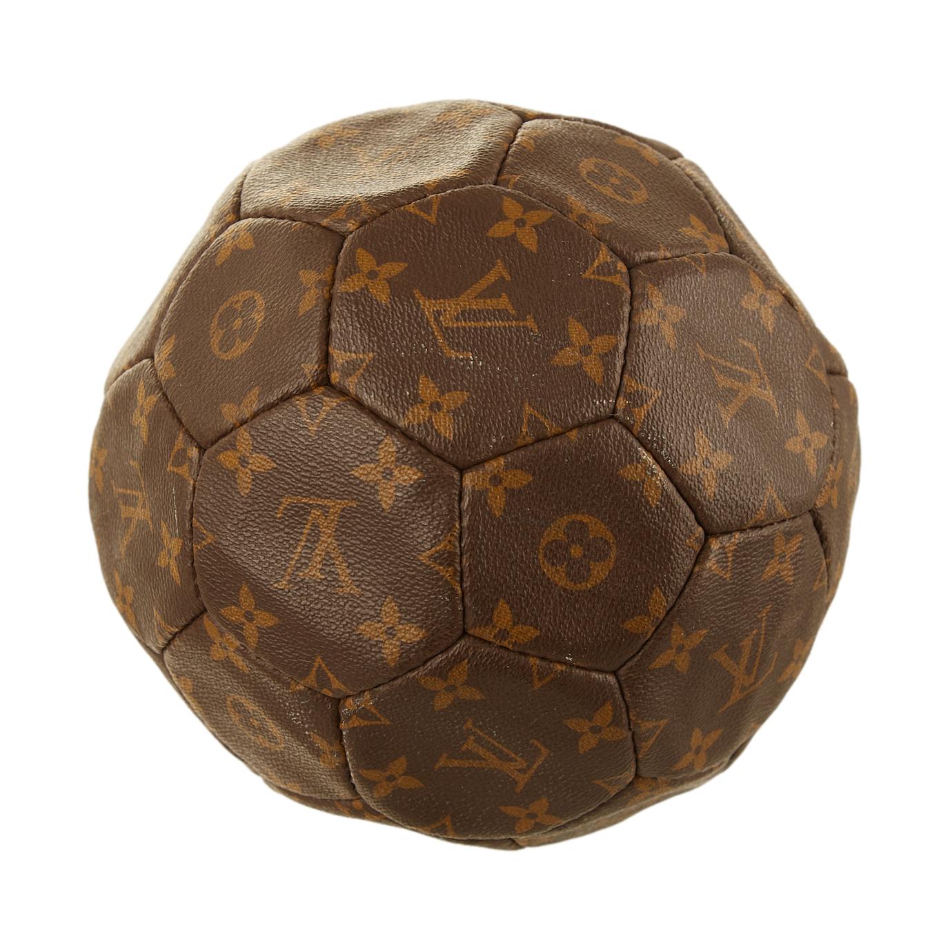 LOUIS VUITTON Monogram Soccer Ball