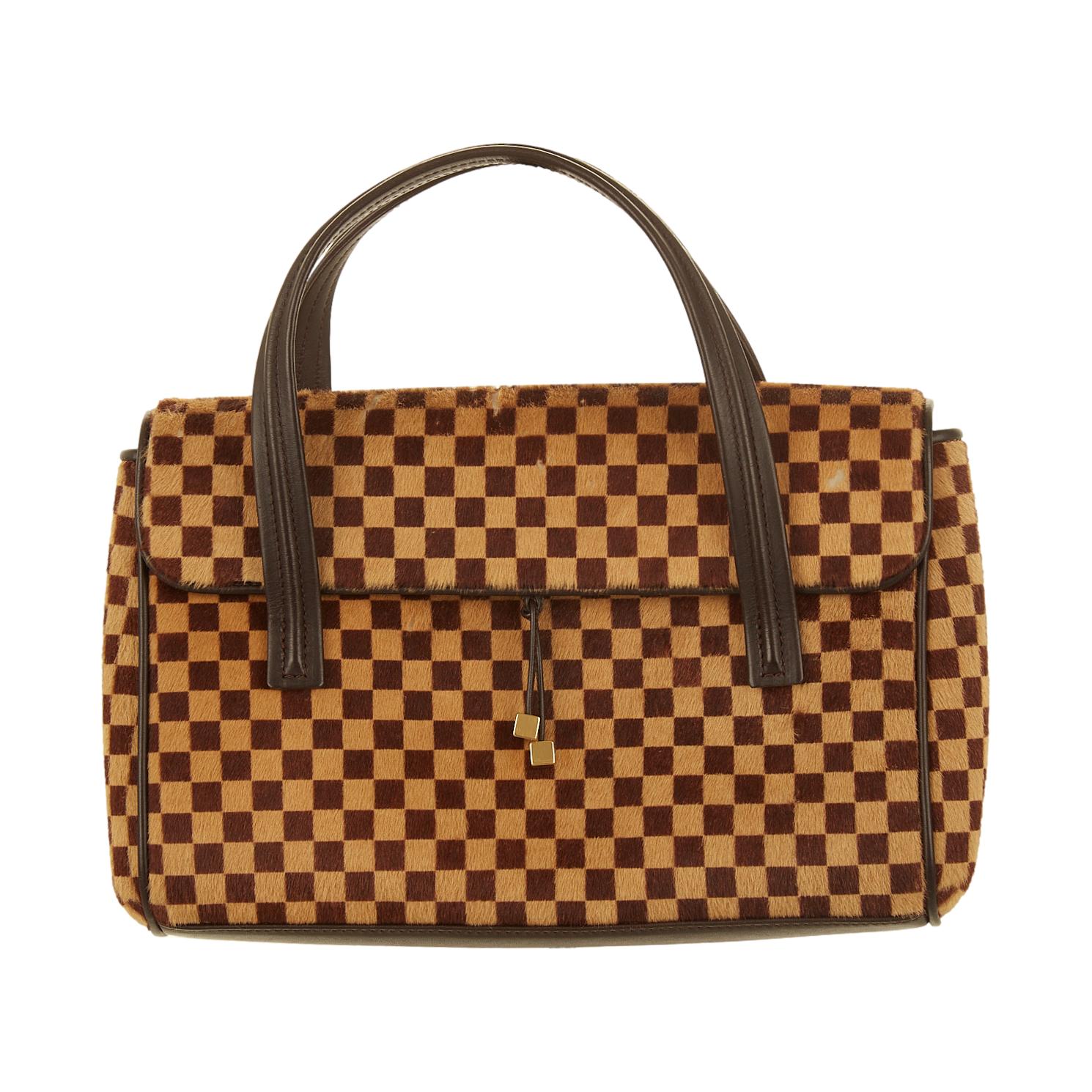 Louis Vuitton Brown Damier Top Handle Bag