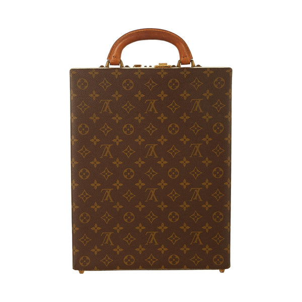 Louis Vuitton Brown Monogram Top Handle Case