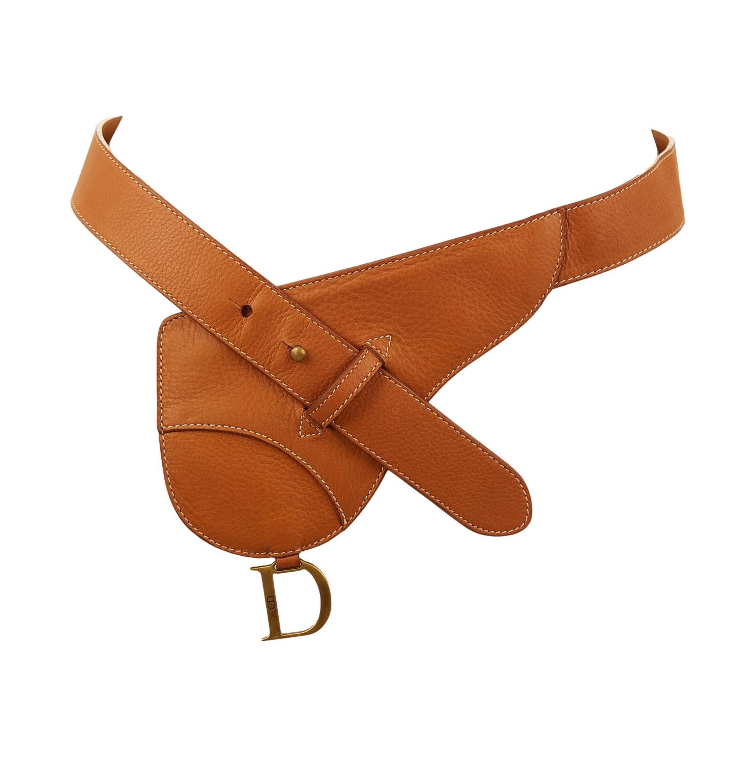 Dior Brown Logo Belt Pouch – Treasures of NYC