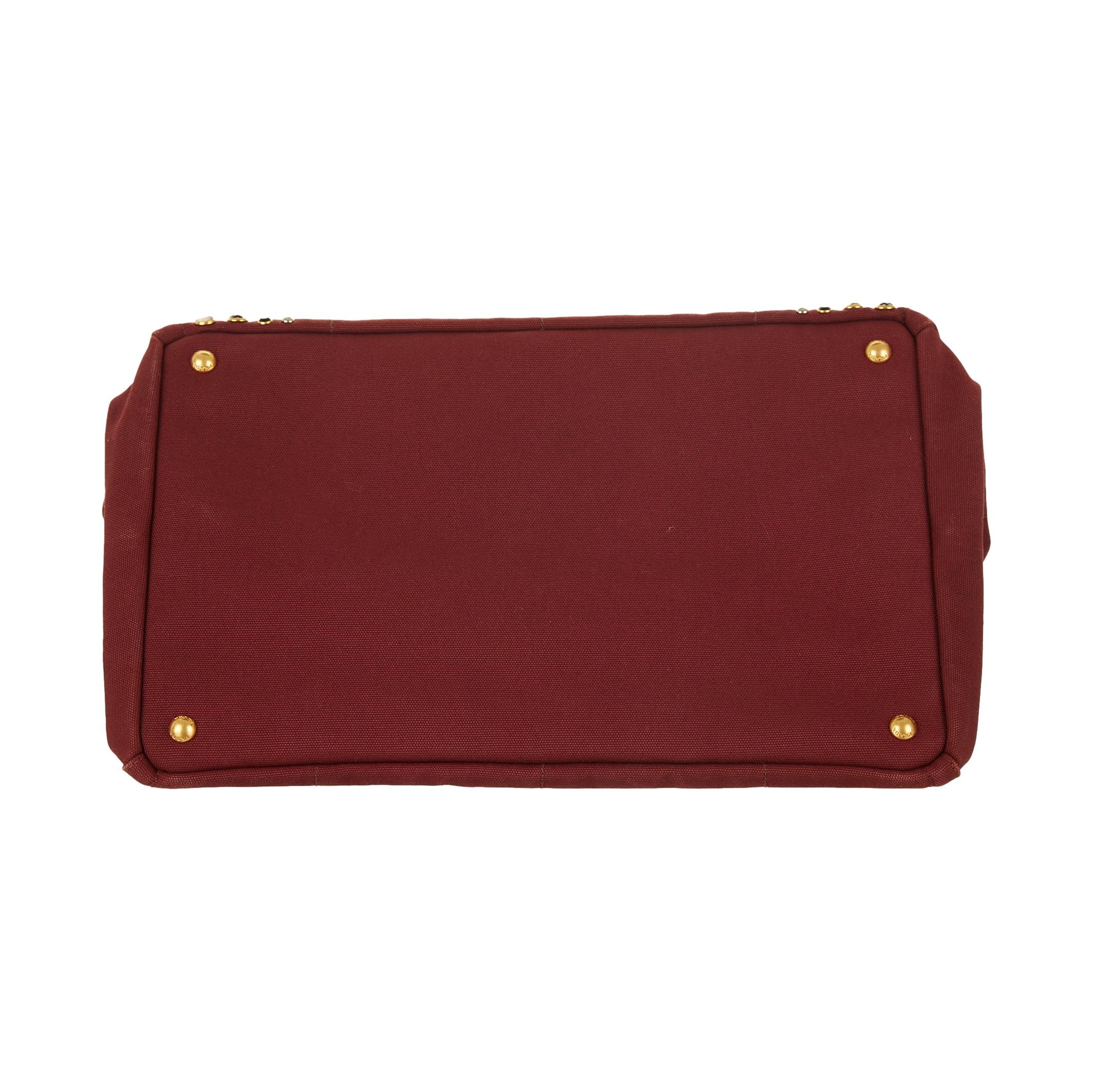 Prada hotsell maroon bag