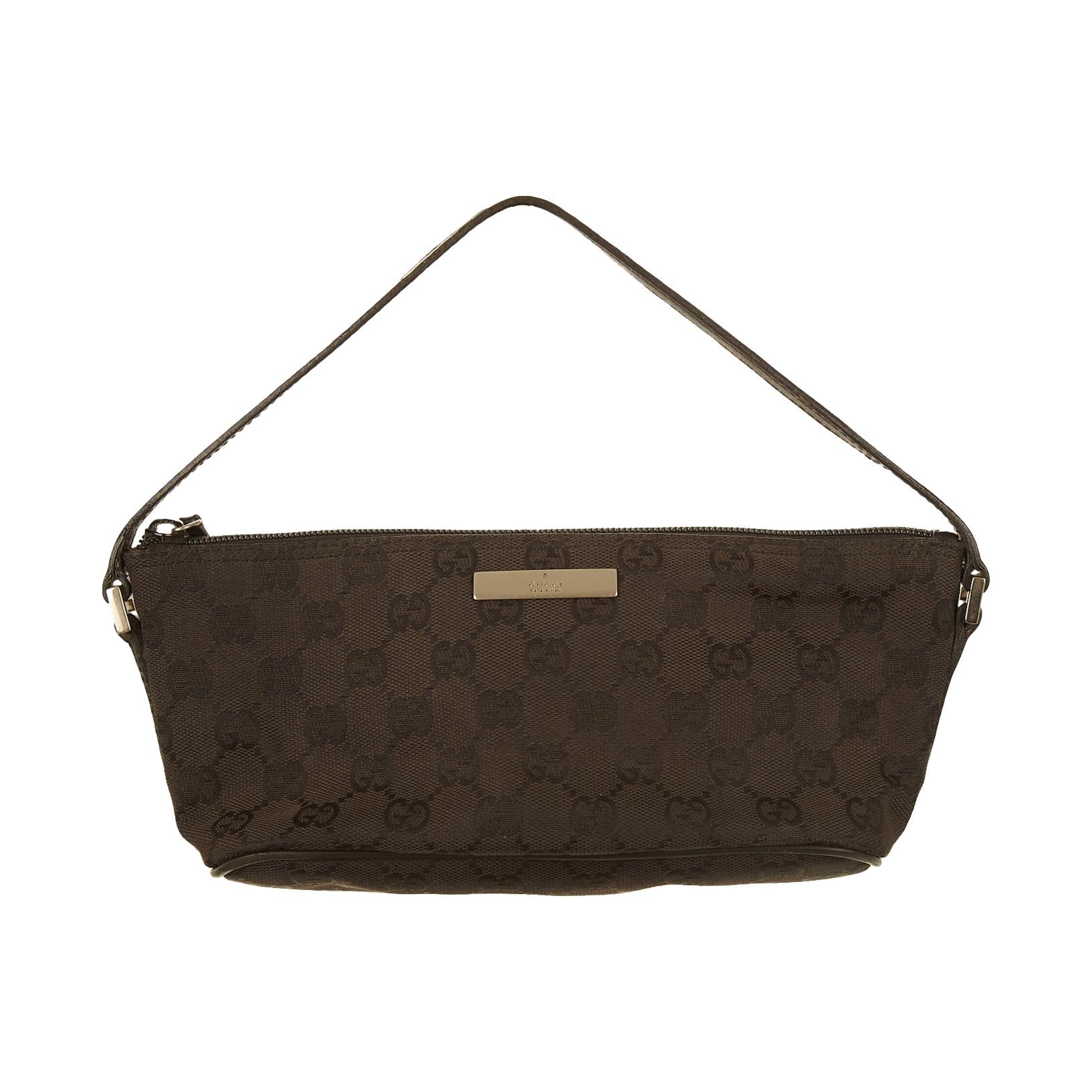 Gucci Grey Logo Mini Shoulder Bag