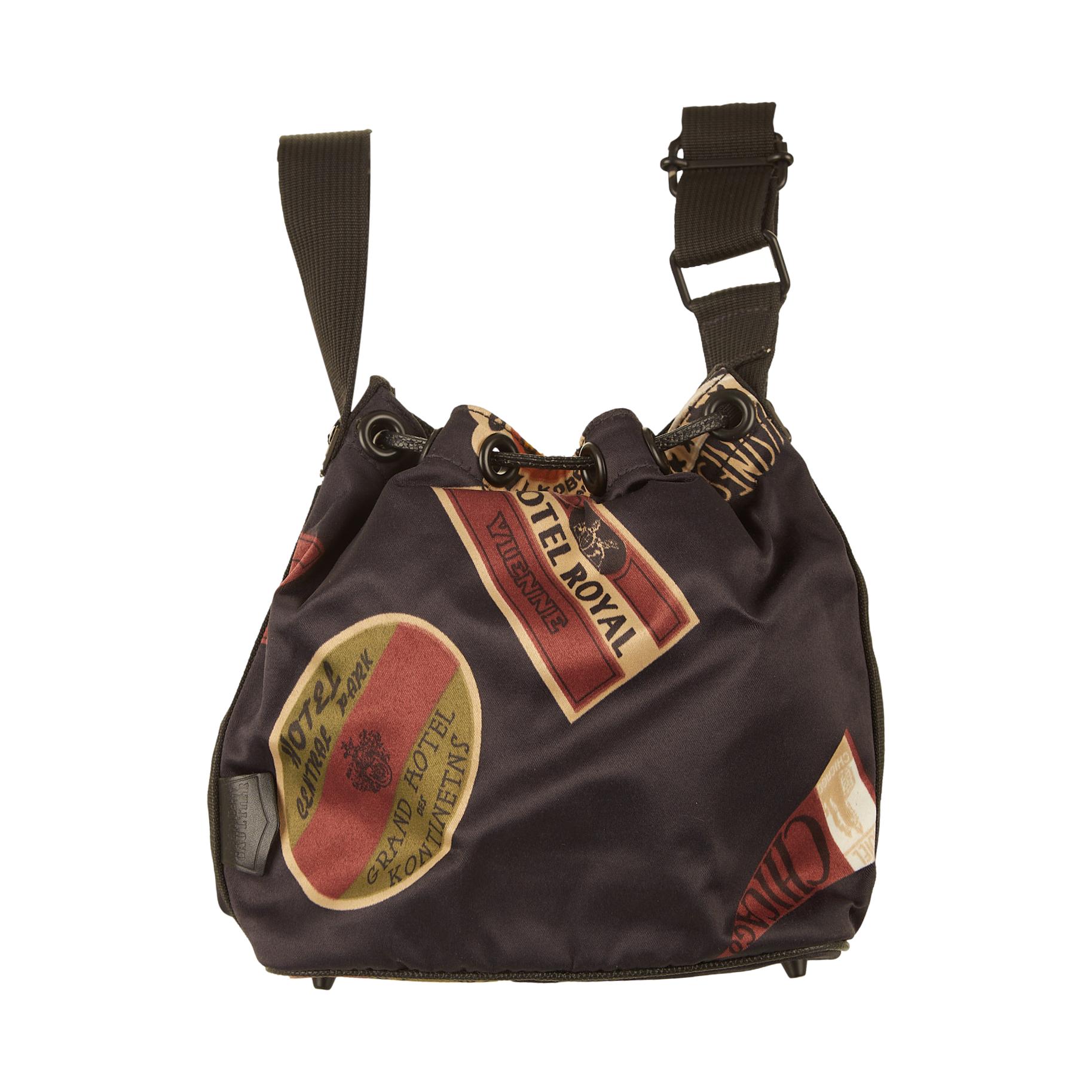 Jean Paul Gaultier Black Patchwork Shoulder Bag