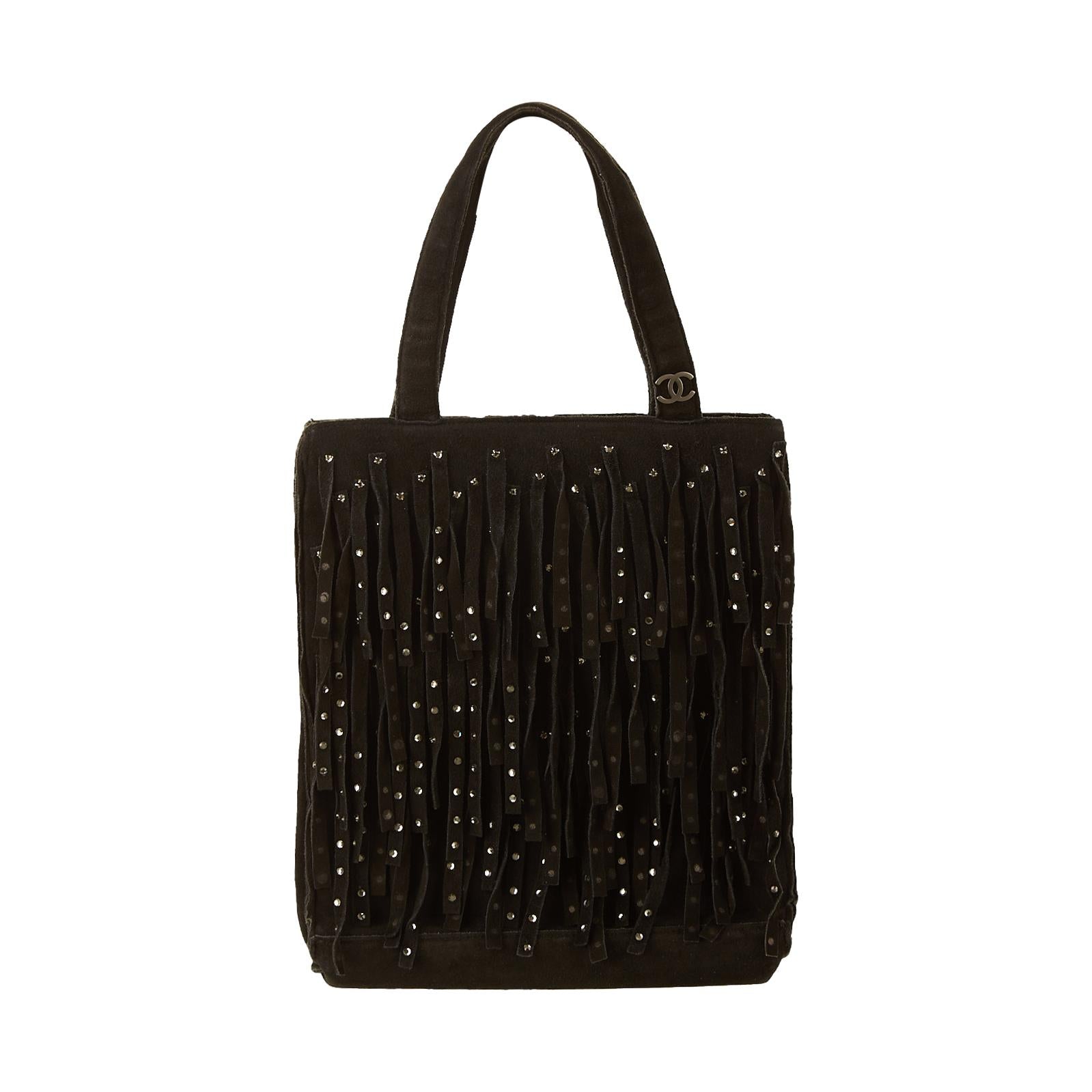 Chanel Black Fringe Mini Bag