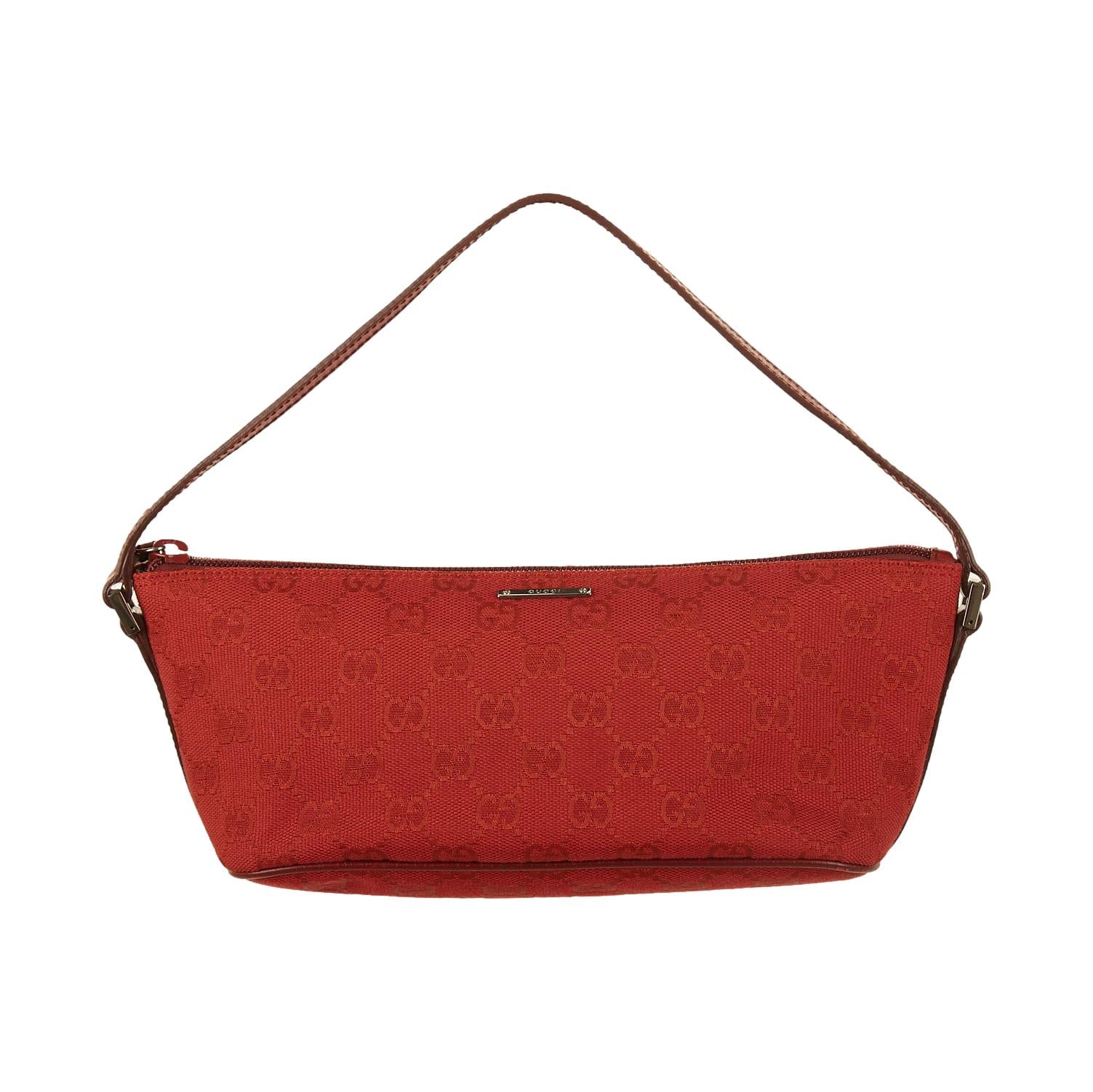 Gucci Red Logo Mini Shoulder Bag
