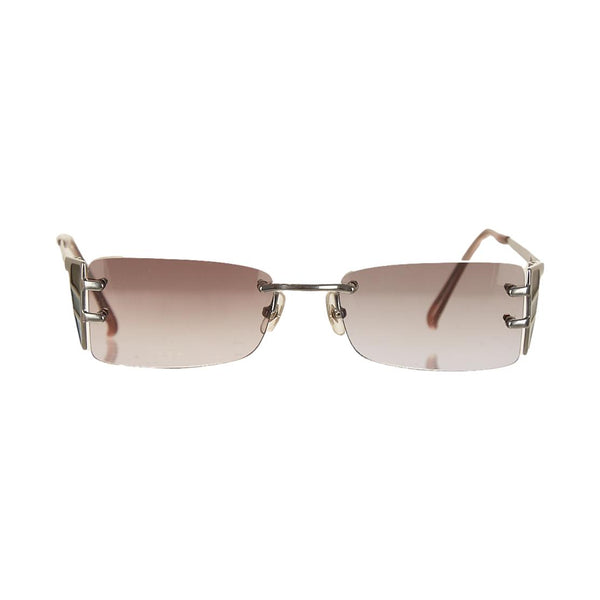 Jean Paul Gaultier Silver Rimless Sunglasses