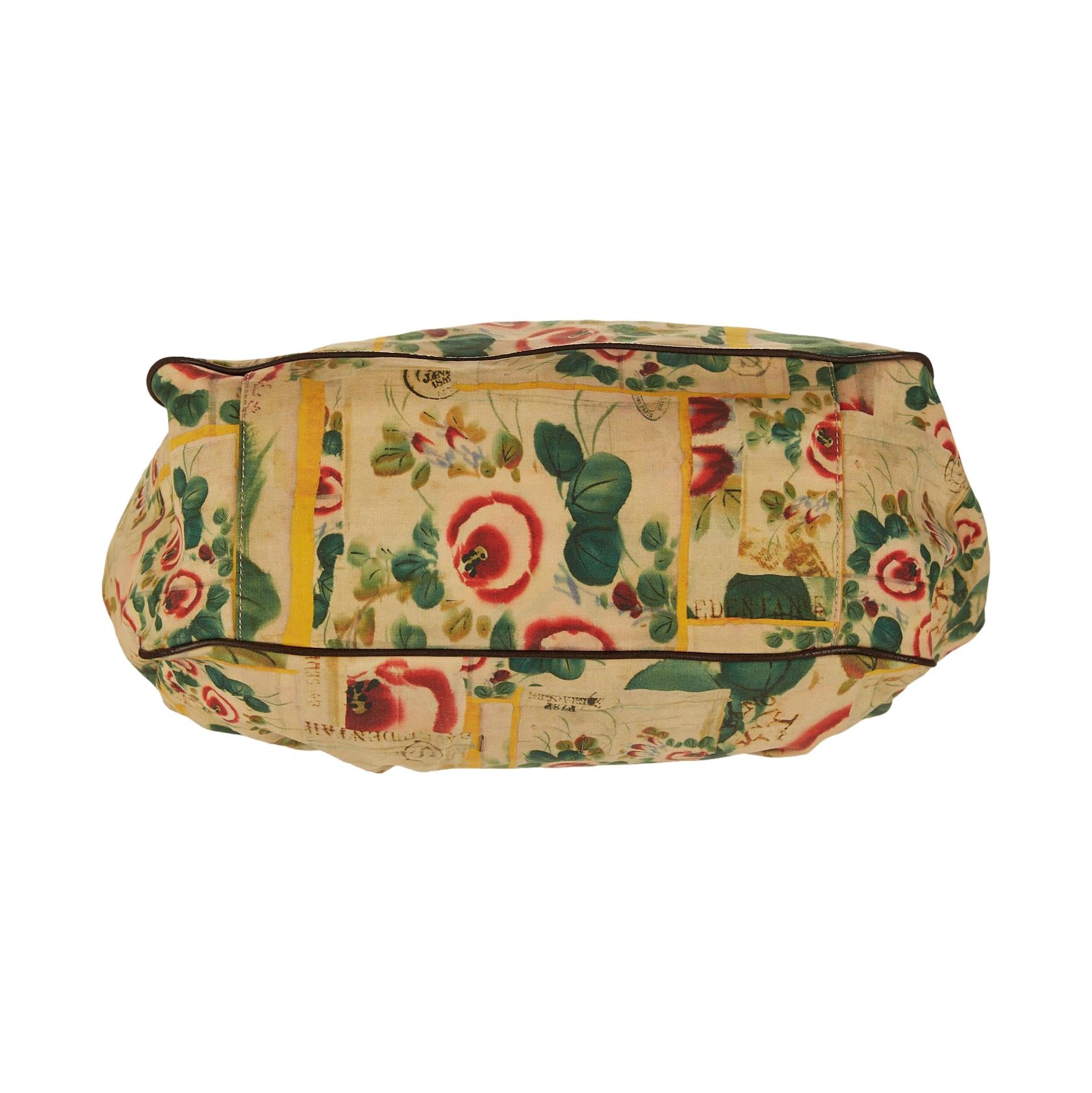 Jean Paul Gaultier Floral Print Shoulder Bag