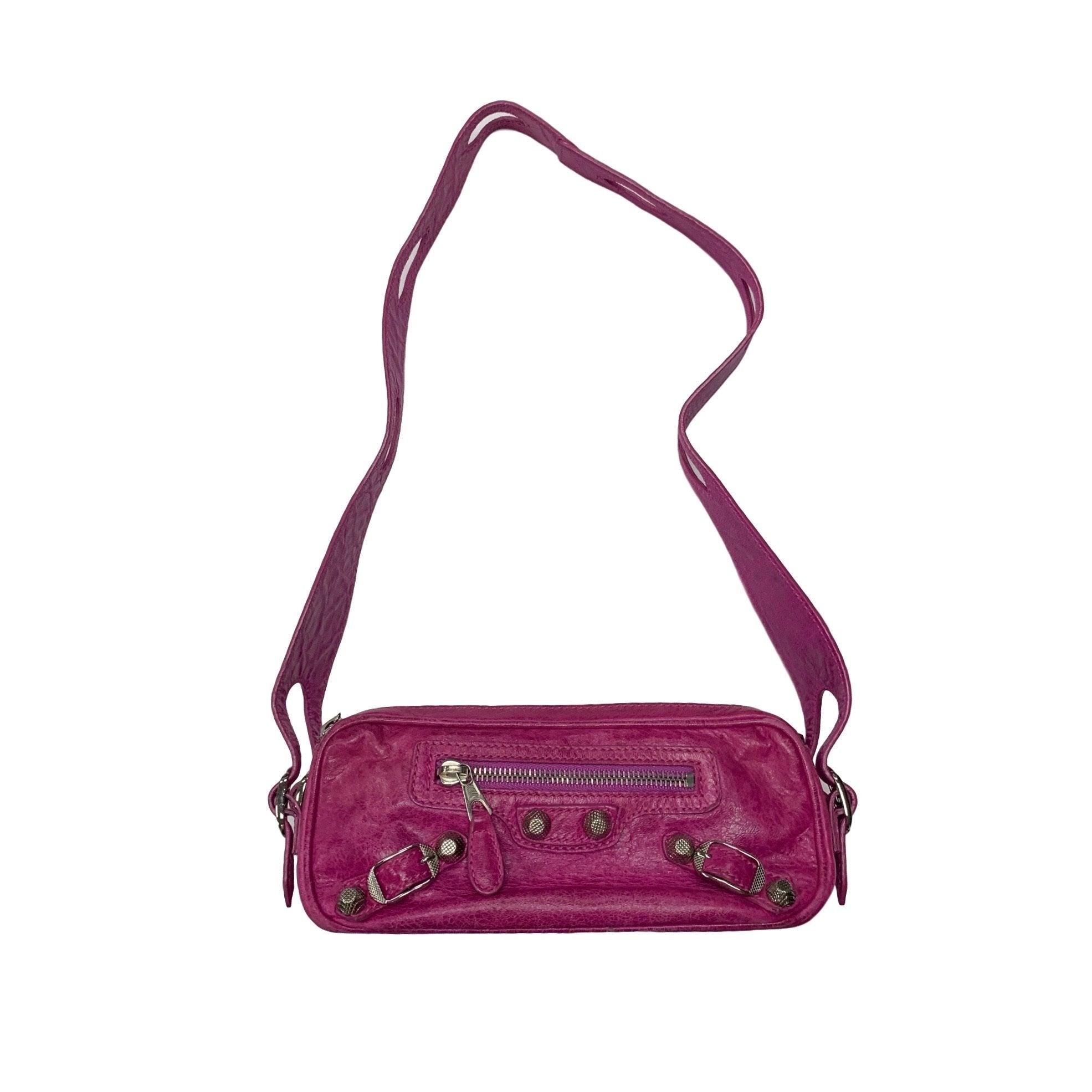 Balenciaga Fuchsia Mini Shoulder Bag - Handbags