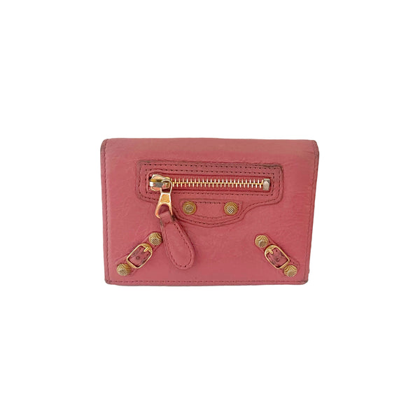 Balenciaga Pink Card Case - Handbags