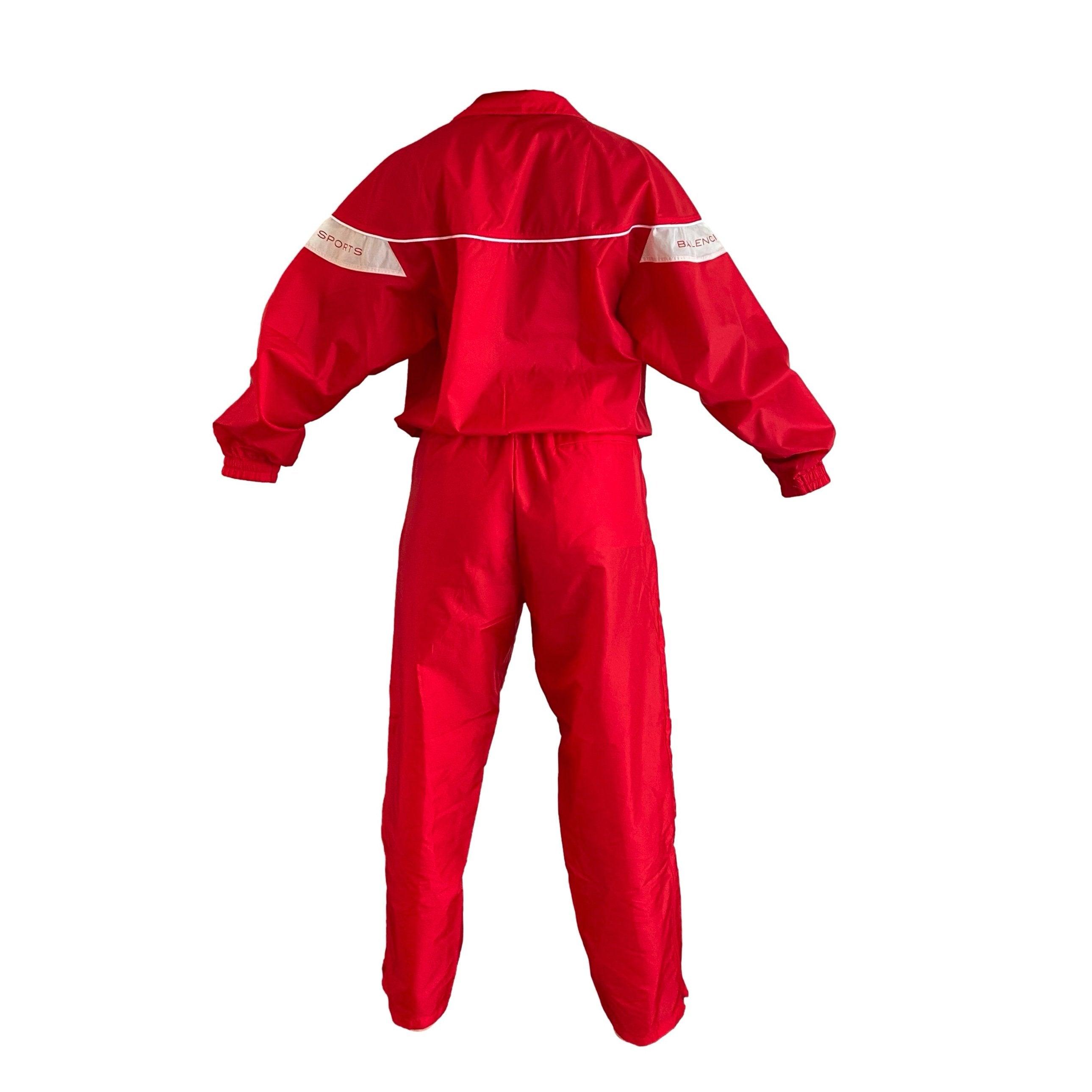 Treasures of NYC - Balenciaga Red Logo Windbreaker Set