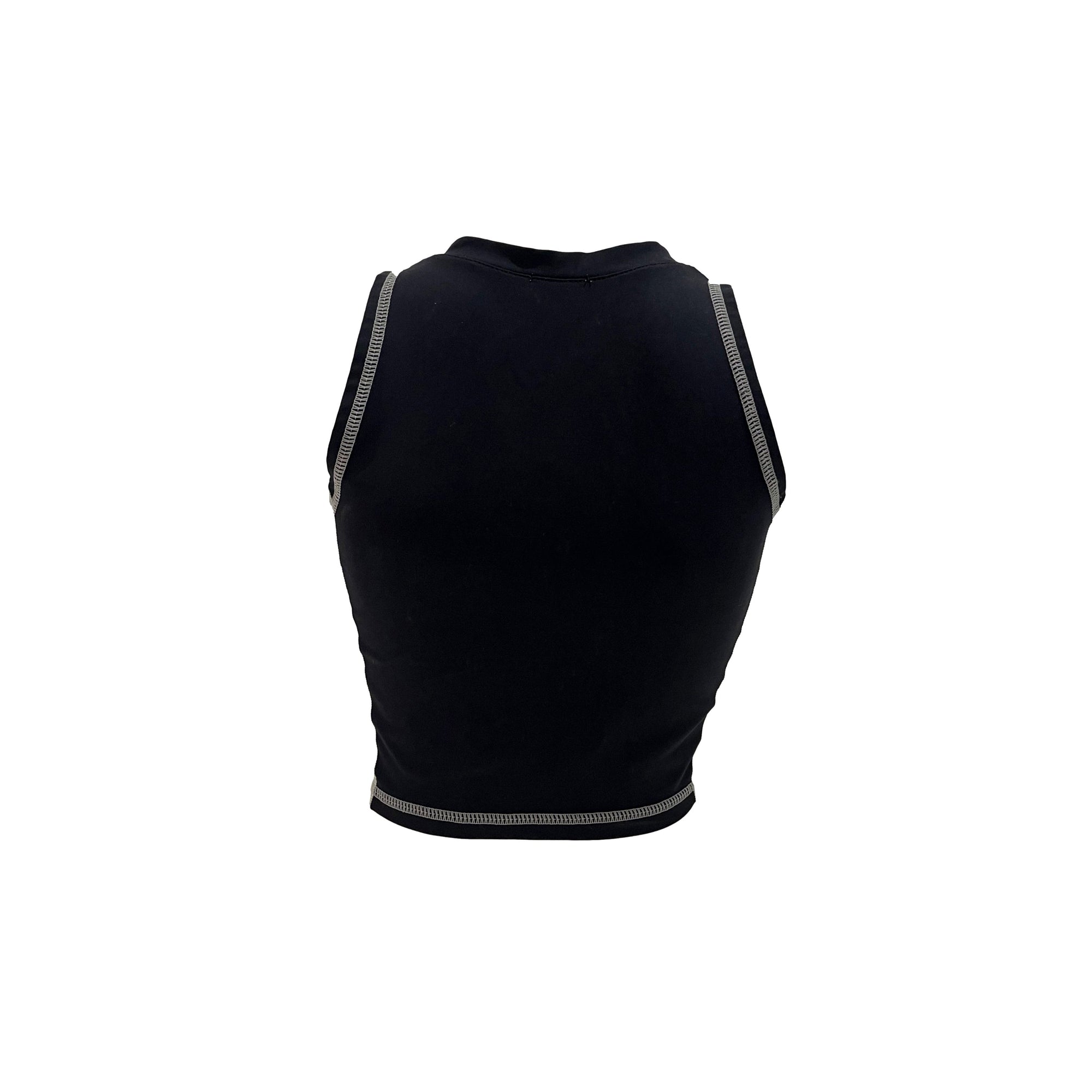 Black Chanel Sport Crop Top - Apparel