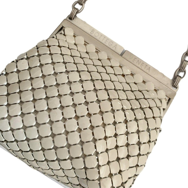 Bottega Veneta Cream Mini Chain Bag - Handbags