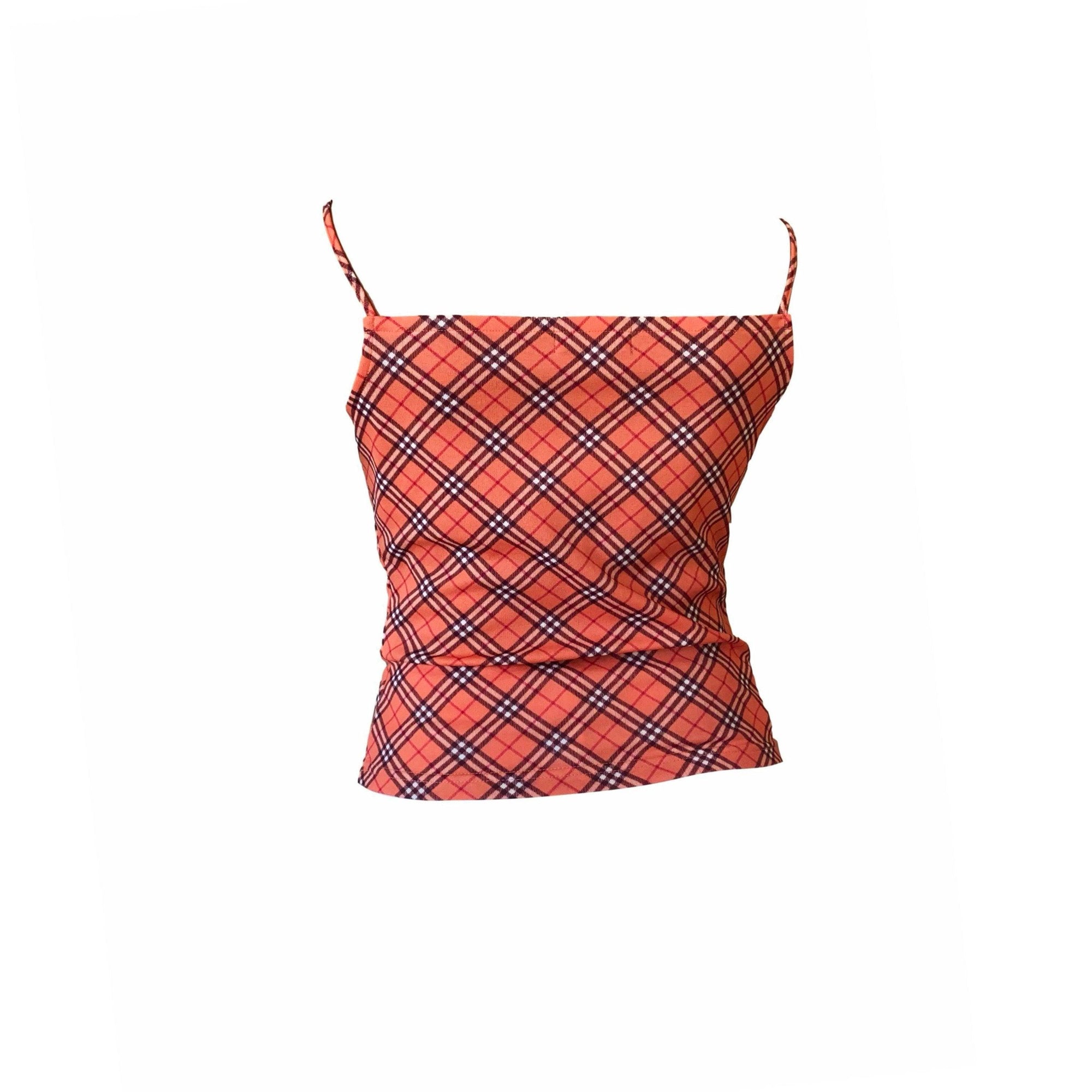 Treasures of NYC Burberry Classic Coral Plaid Tank