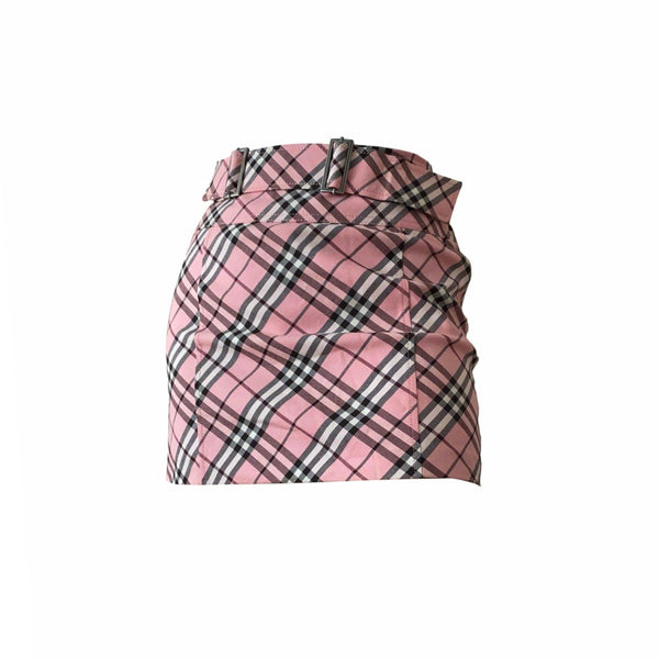 Treasures of NYC - Burberry Classic Pink Plaid Skirt