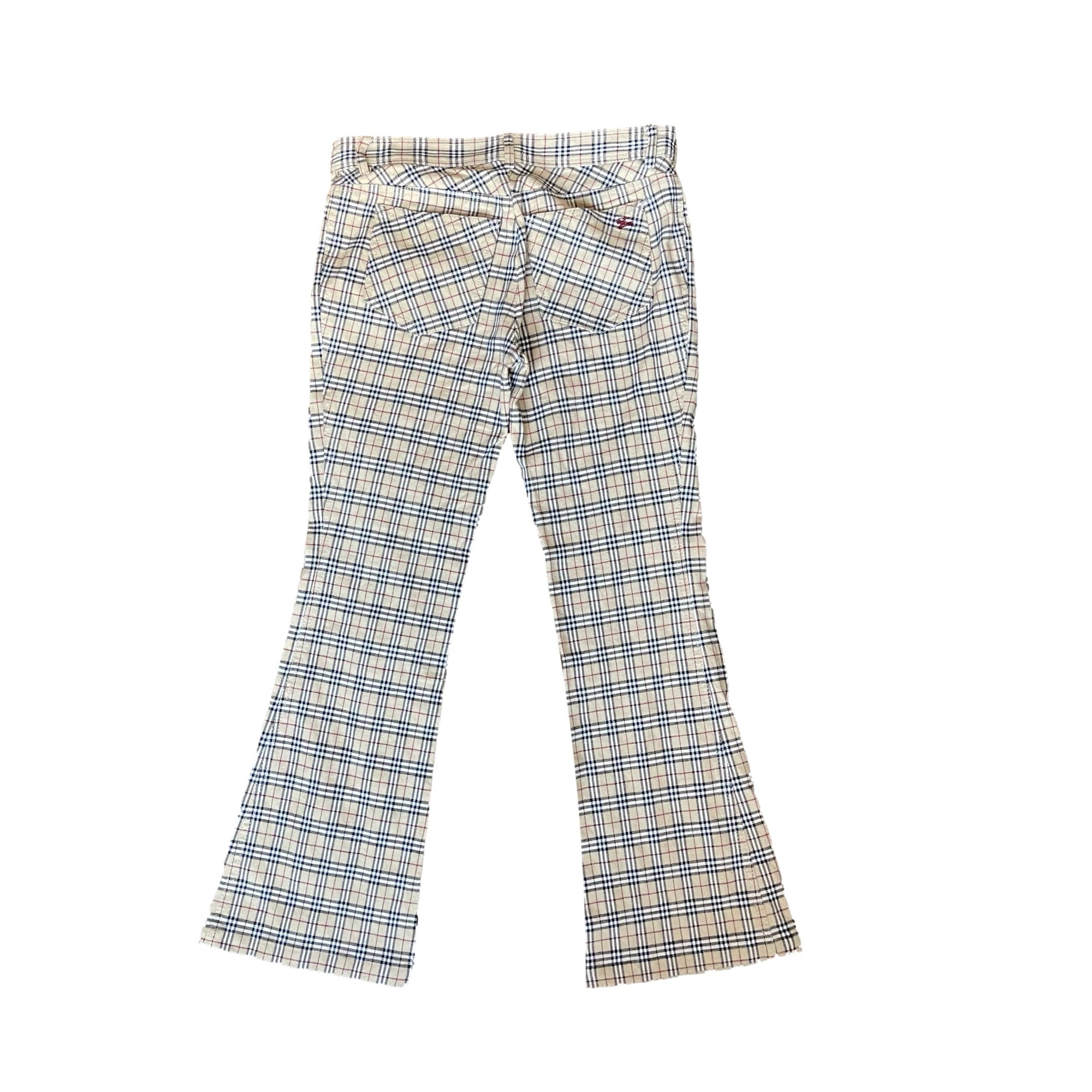Burberry Classic Plaid Pants - Apparel