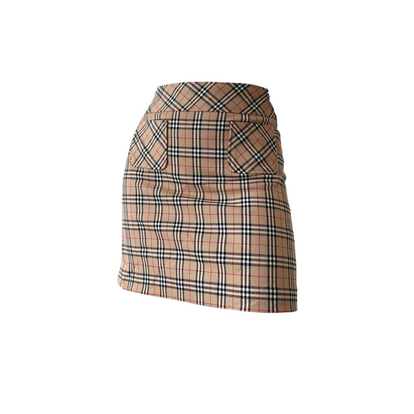 Burberry Classic Plaid Pocket Skirt - Apparel