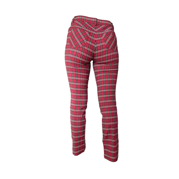 Burberry Classic Red Plaid Pants