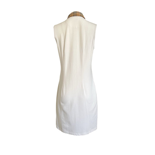 Burberry White Pocket Tank Dress - Apparel
