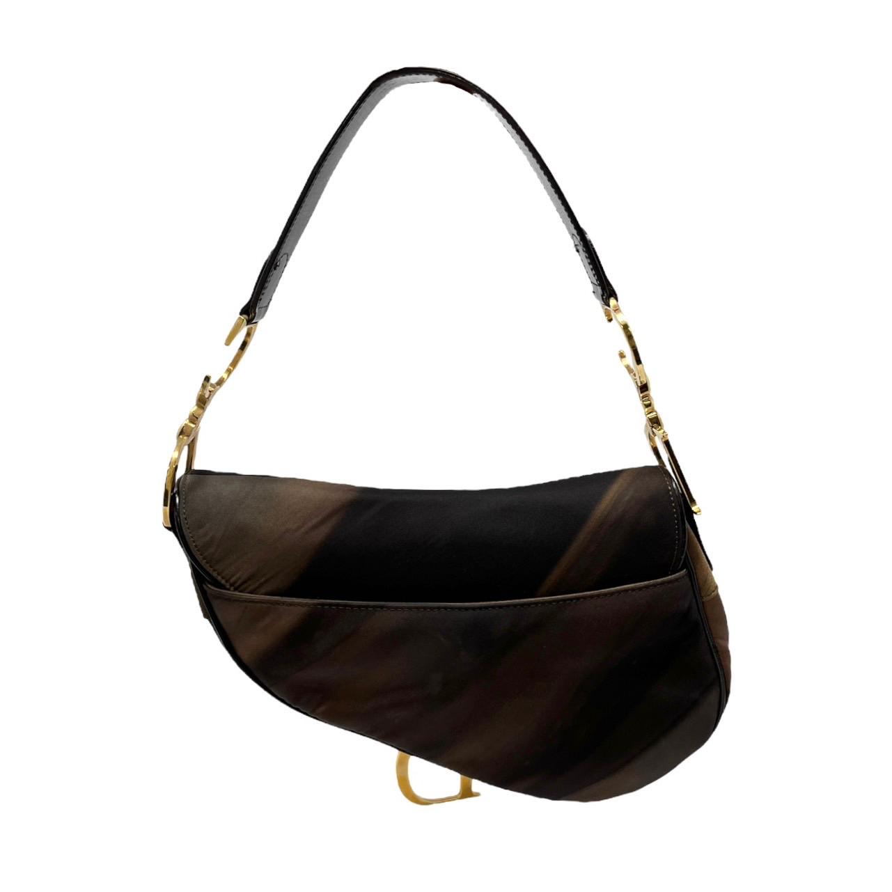 Dior Brown Gradient Saddle Bag