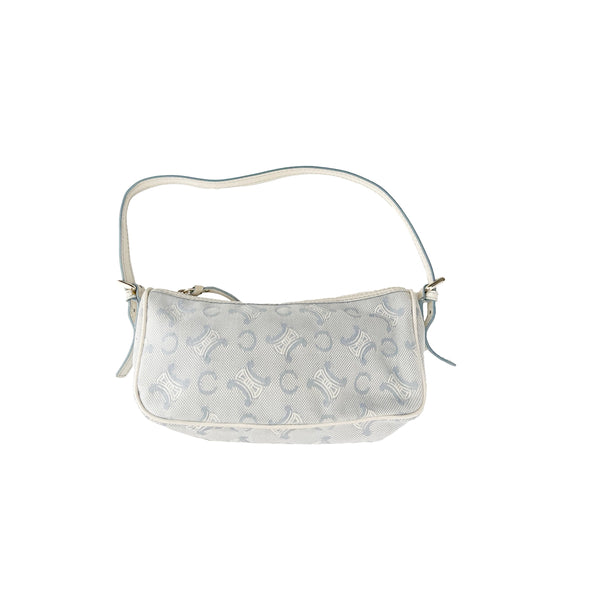 Celine Baby Blue Monogram Mini Shoulder Bag - Handbags