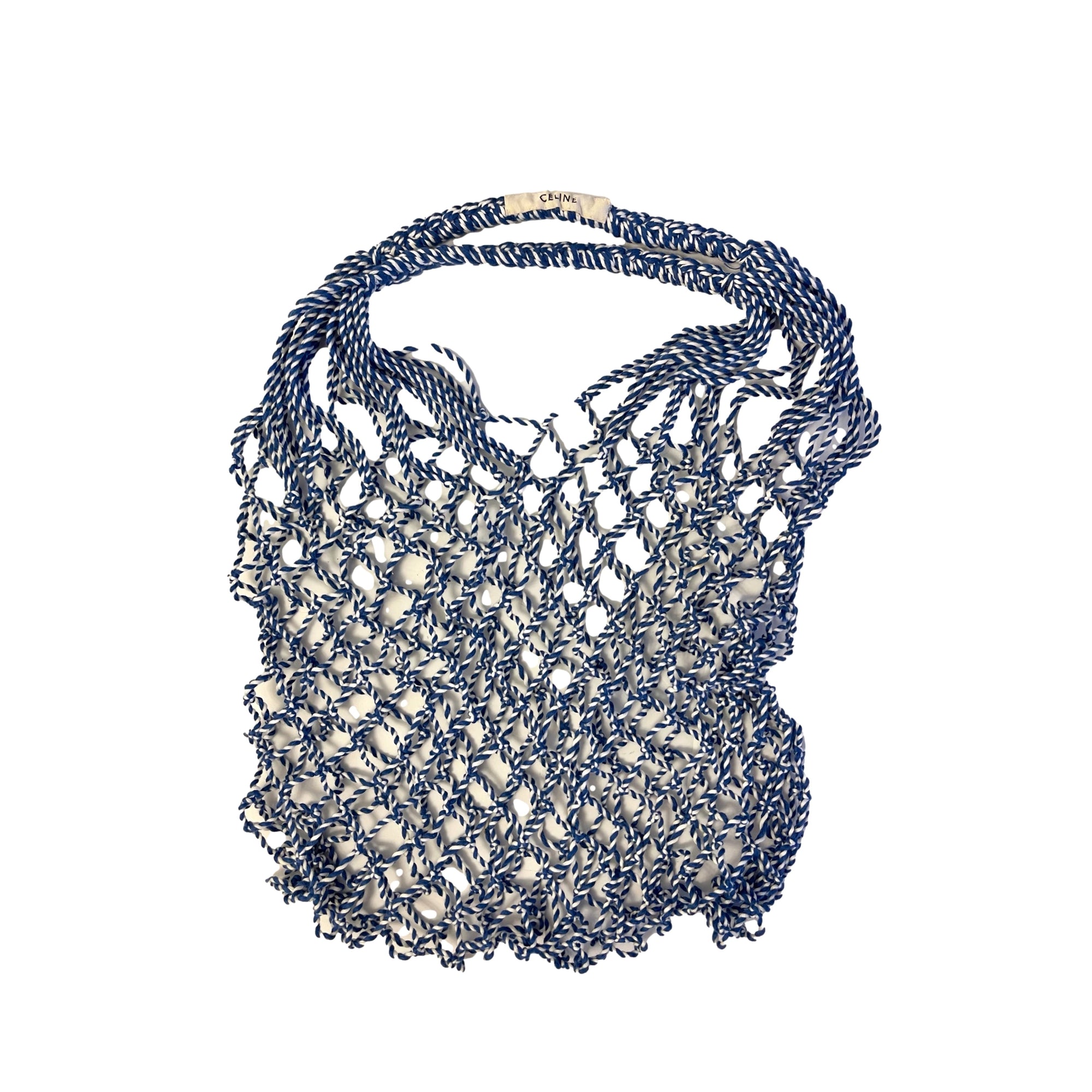 Celine Blue Net Bag - Handbags