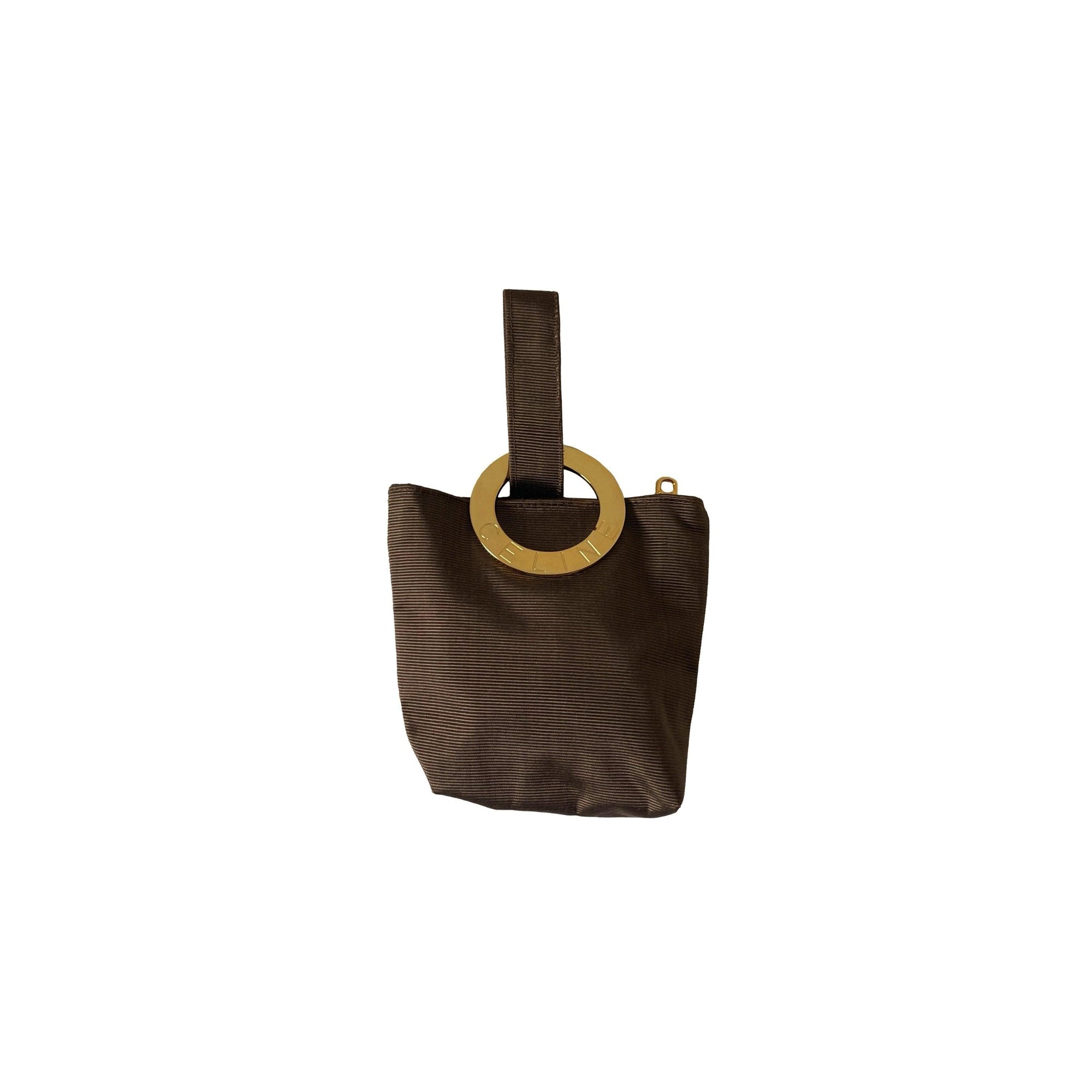 Celine Brown Micro Top Handle - Handbags