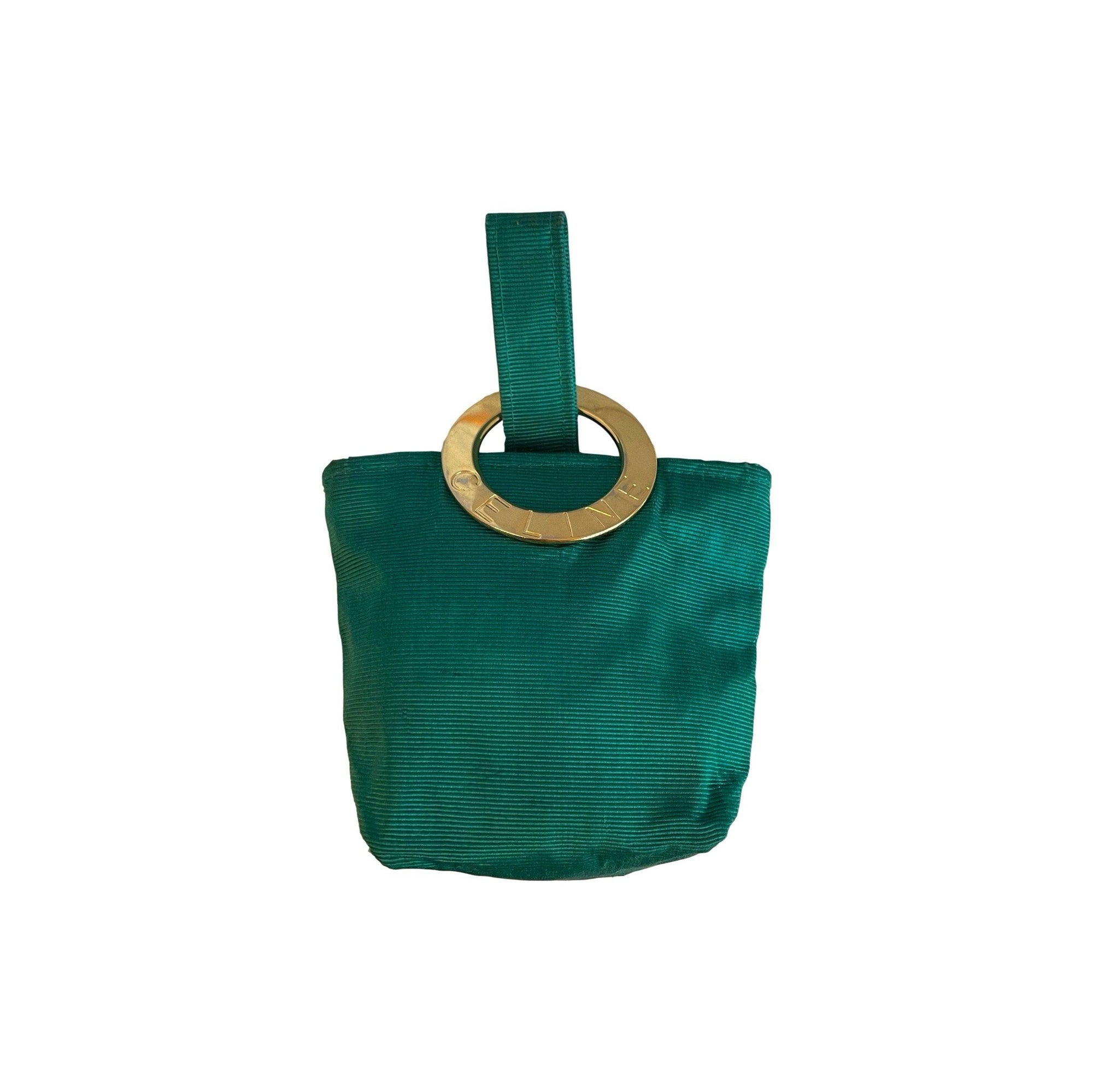 Celine Green Micro Top Handle - Handbags