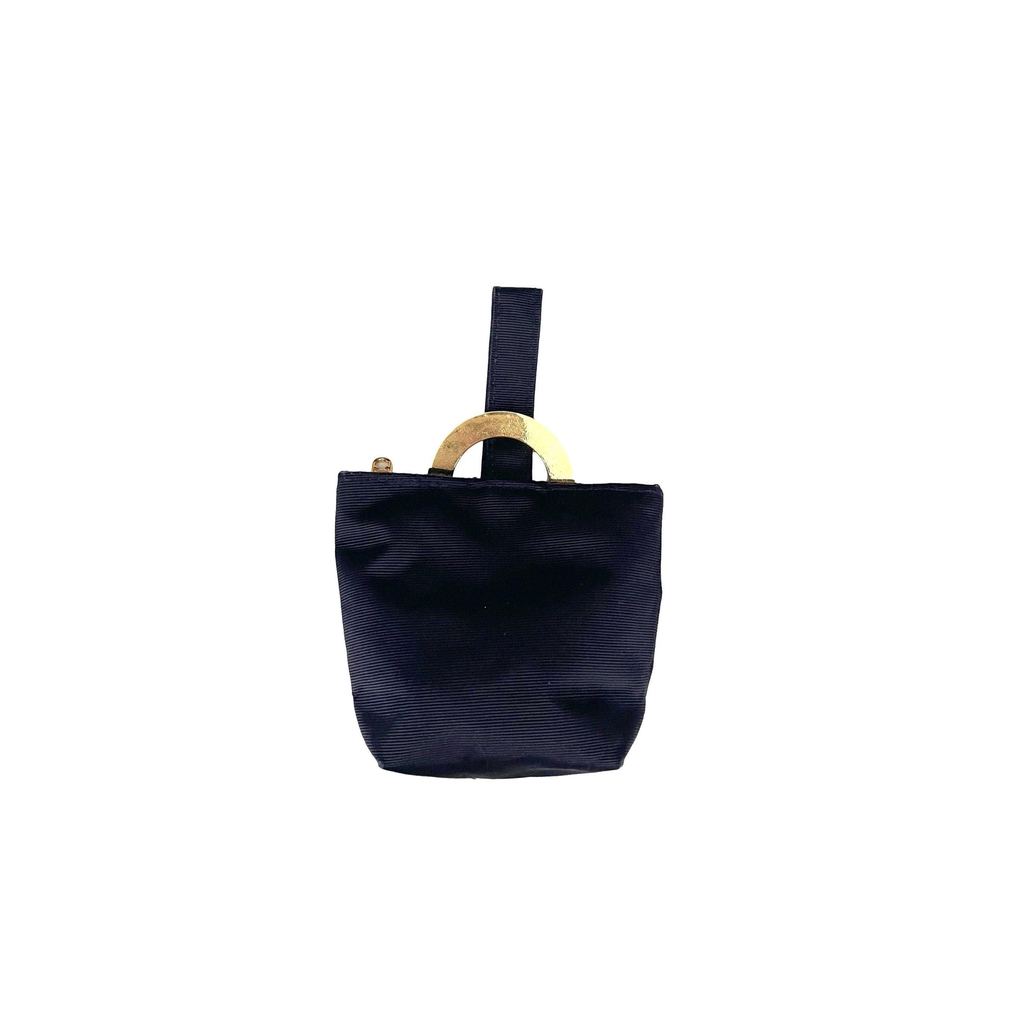 Celine Navy Micro Top Handle - Handbags