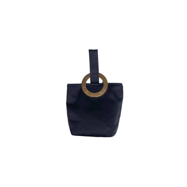 Celine Navy Micro Top Handle - Handbags