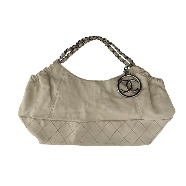 Chanel Beige Caviar Hobo Bag - Handbags