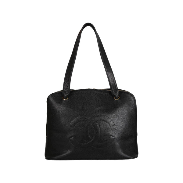 Chanel Black Caviar Shoulder Bag - Handbags