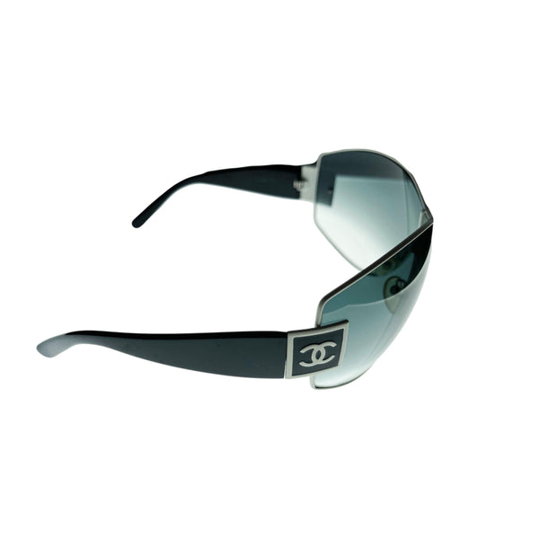 Chanel Black Jumbo Logo Sunglasses - Accessories