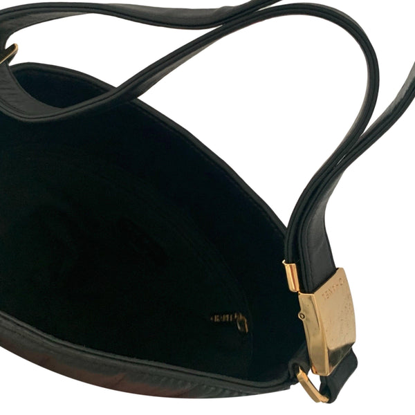 Chanel Black Lambskin Bucket Bag - Handbags