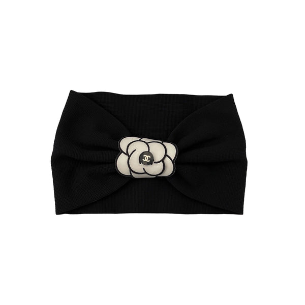 Chanel Black Logo Headband - Accessories