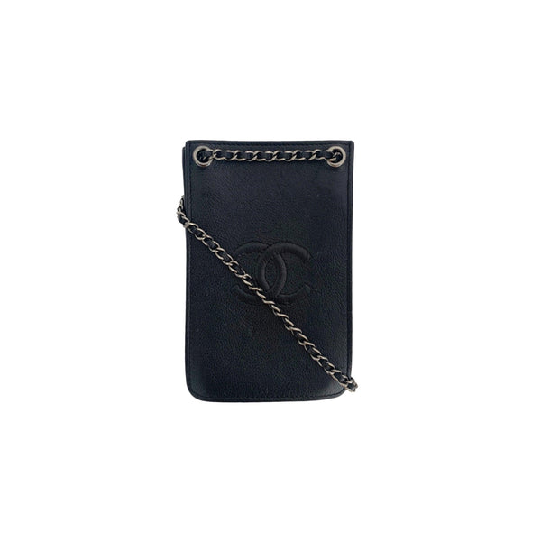 Chanel Black Mini Leather Crossbody Bag