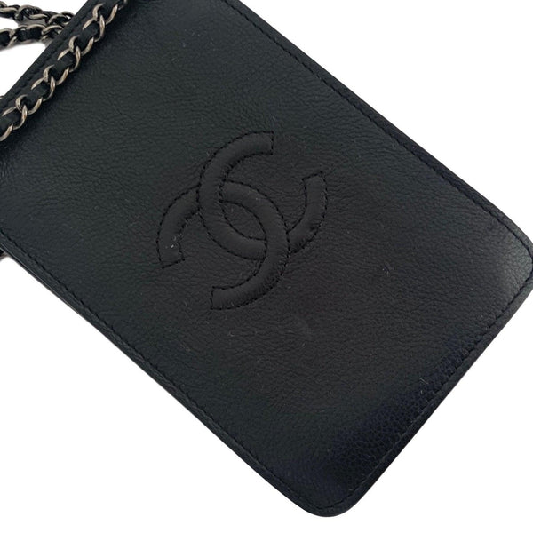 Chanel Black Mini Leather Crossbody Bag - Handbags