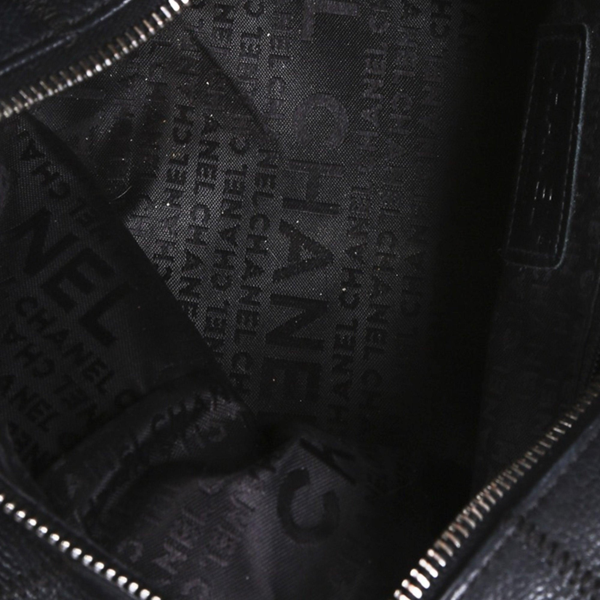 Chanel Black Mini Square Quilt Boston Bag - Handbags
