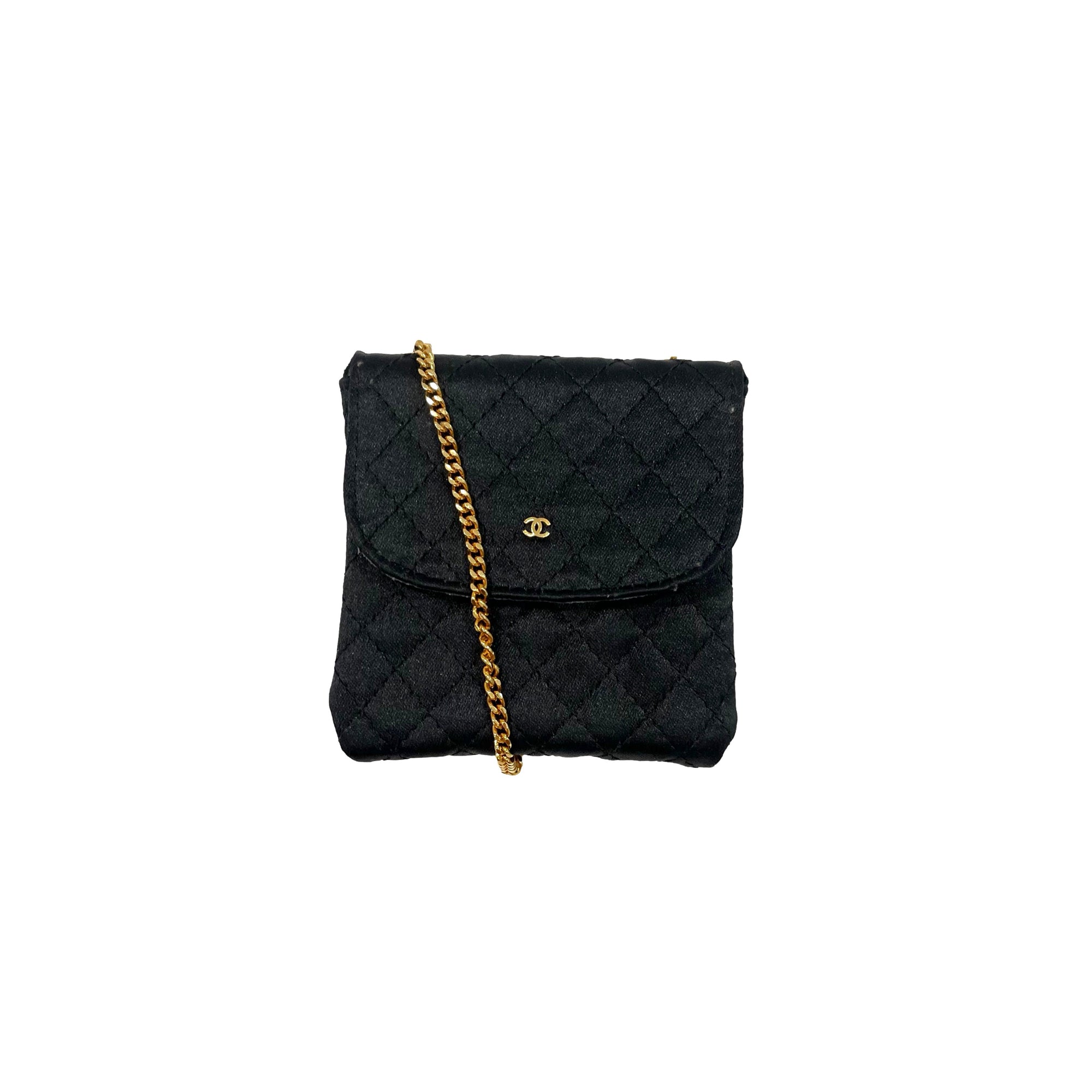 Chanel Black Quilted Micro Bag - Accessories