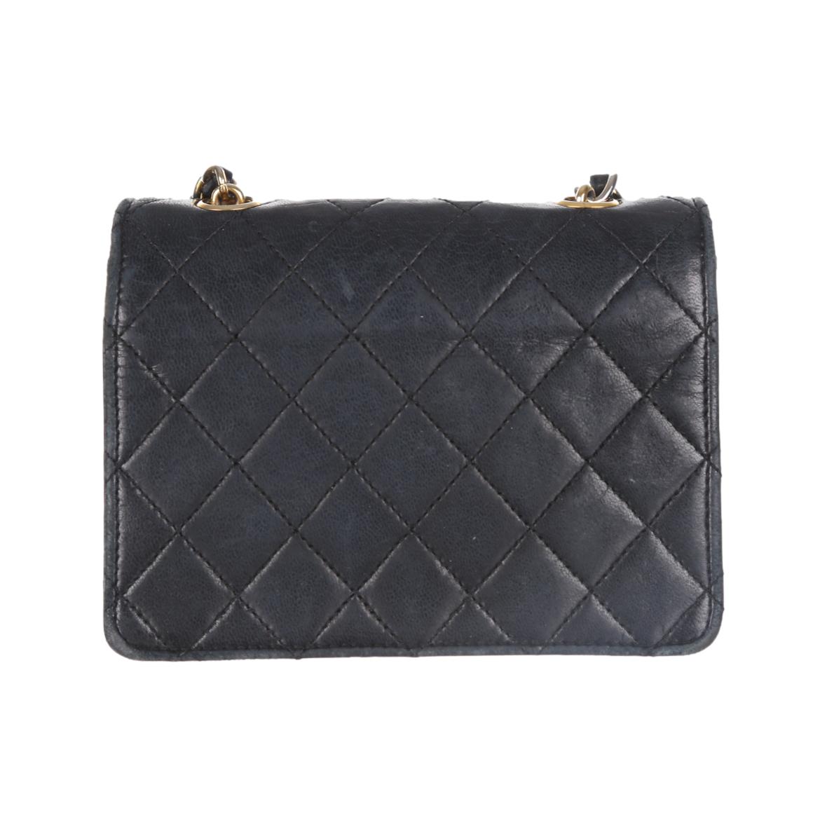 Chanel Black Quilted Mini Flap Bag - Handbags