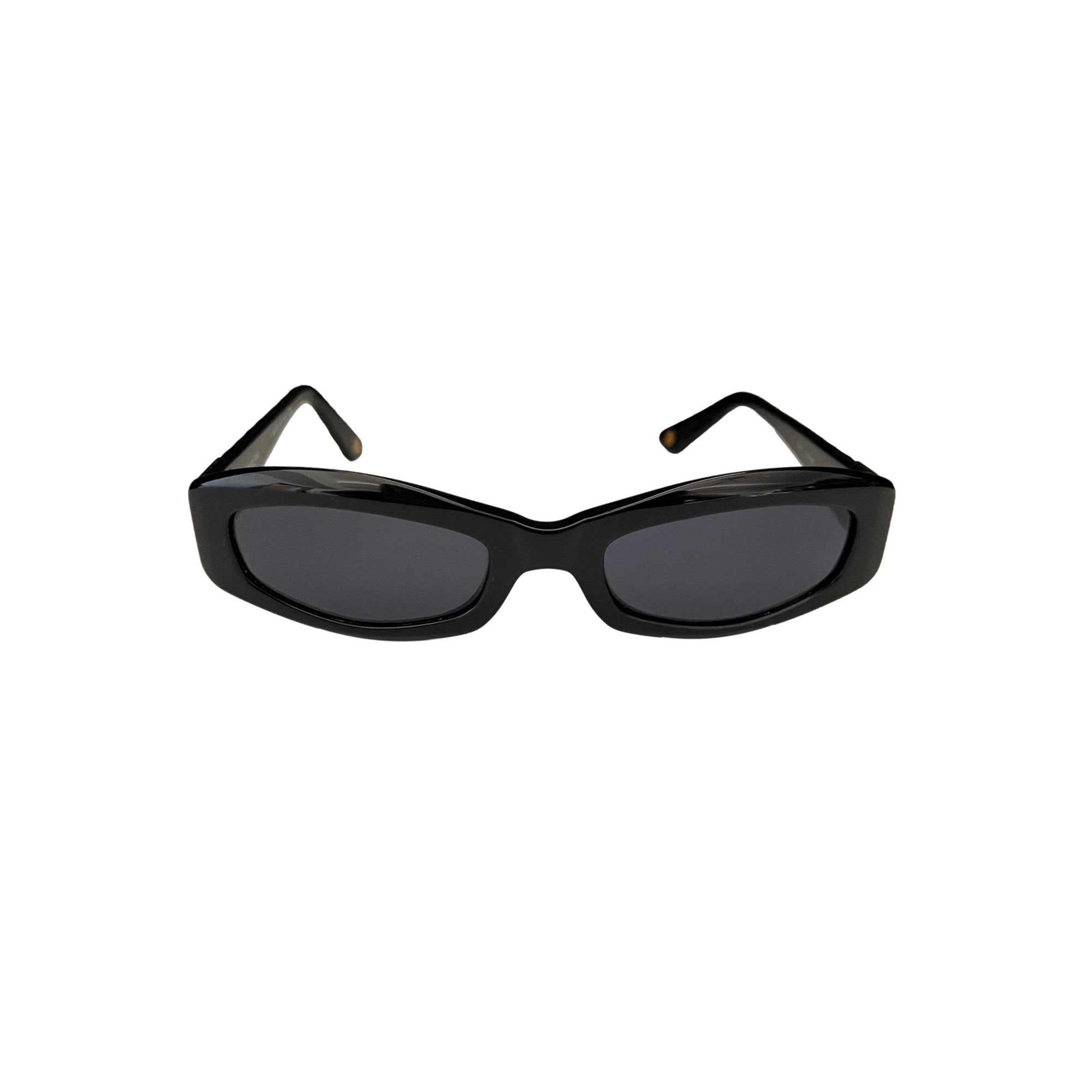 Chanel Black Quilted Slim Sunglasses - Sunglasses