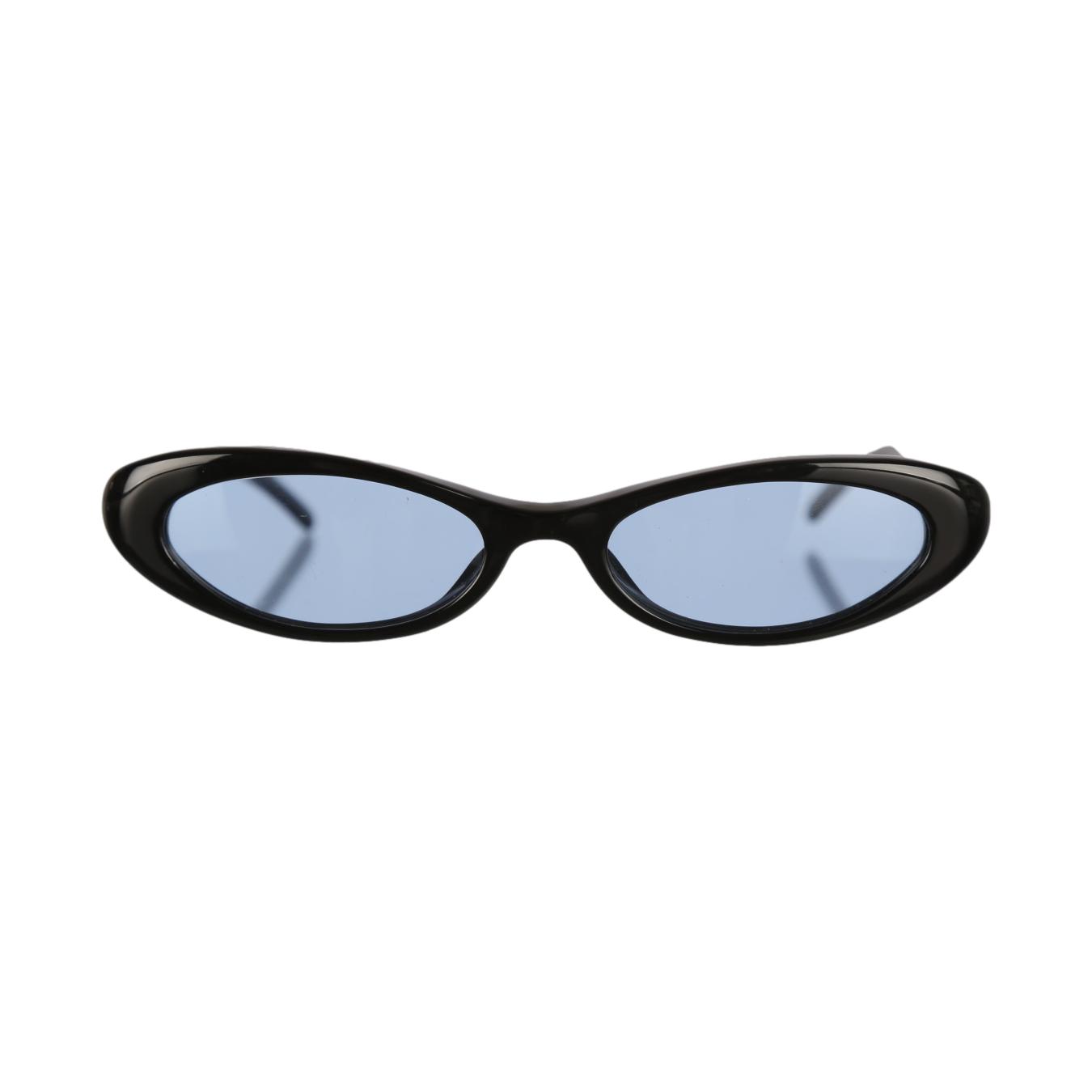 小物 CHANEL linestone half rim sunglasses Treasures of NYC - Chanel Black Rhinestone Micro Sunglasses