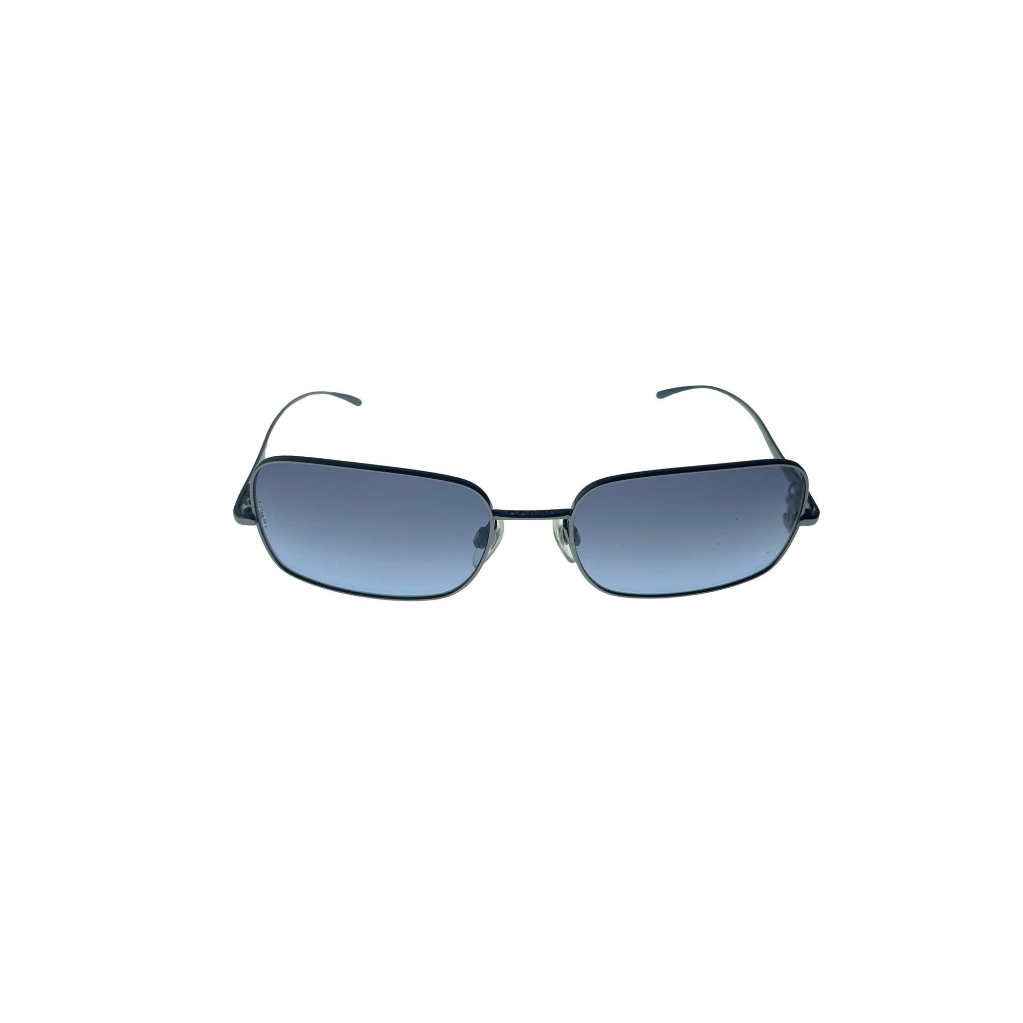 Chanel Blue Ombre Dangly Logo Sunglasses - Sunglasses